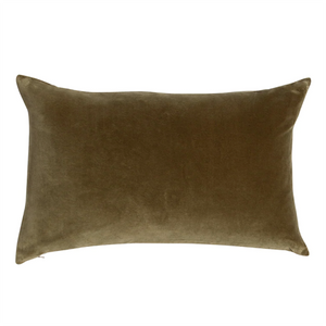 Velvet Linen Bark Cushion
