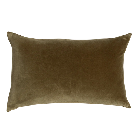 Velvet Linen Bark Cushion