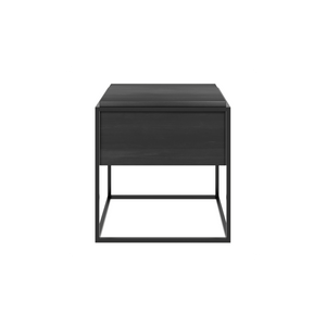 Monolit Black Bedside Table