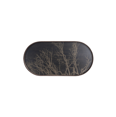 Black Tree Oblong Tray