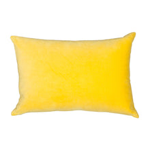Load image into Gallery viewer, Velvet Linen Cushion - Chartreuse Rectangular
