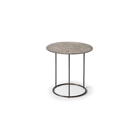 Celeste Lava Taupe Side Table