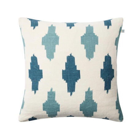 Ikat Agra Blue Cushion