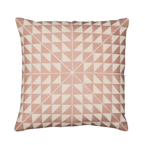 Geocentric Cushion - Dusty Pink