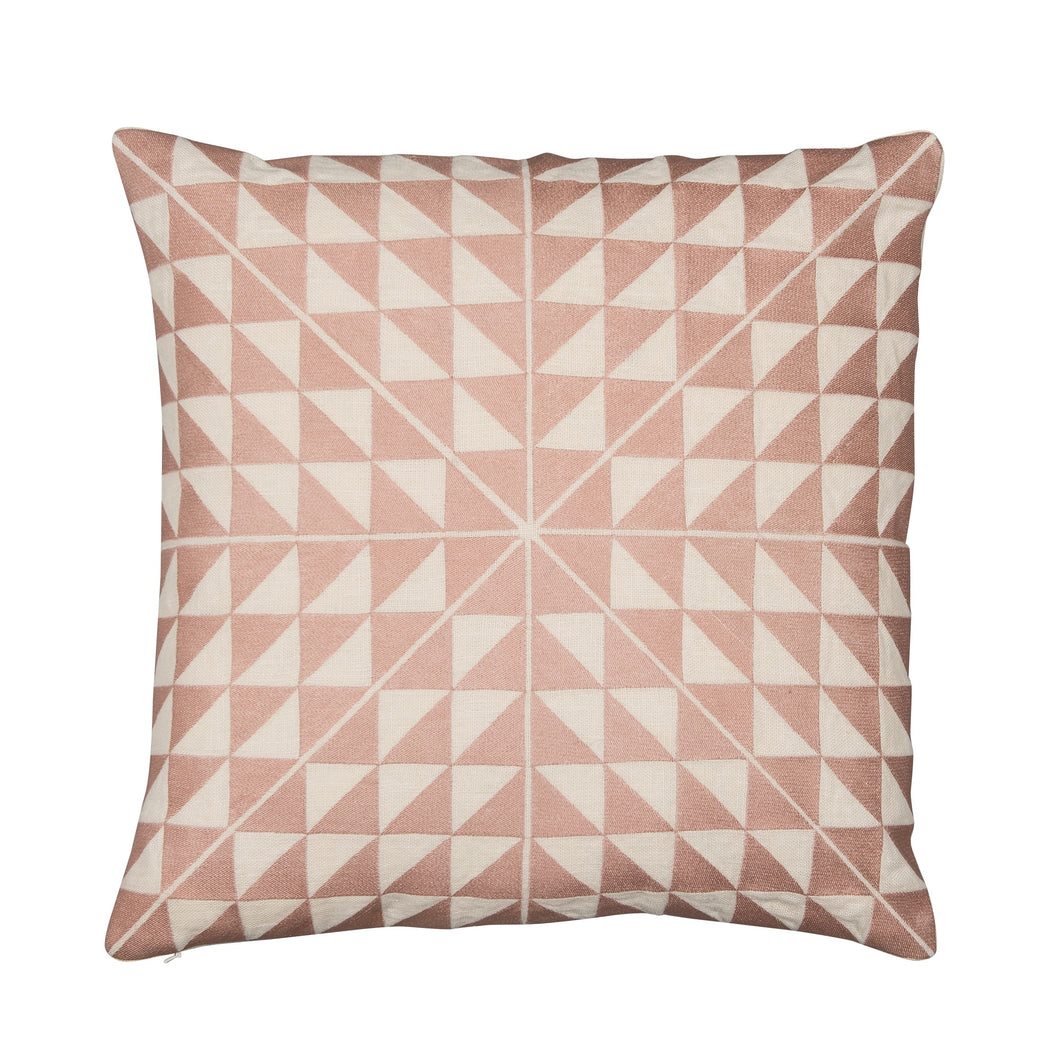 Geocentric Cushion - Dusty Pink