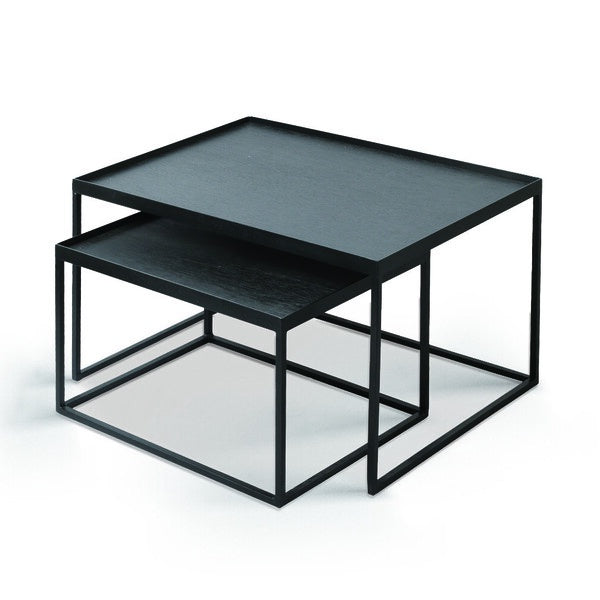 Rectangle Tray Coffee Table Set - without trays