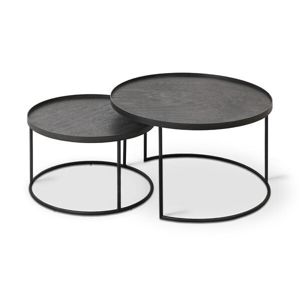 Round Tray Coffee Table Set | Large XL