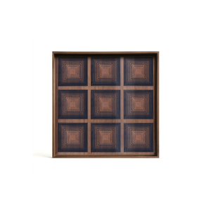 Linear Glass Tray | Medium Square