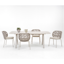 Load image into Gallery viewer, Kodo White Dining Table &amp; 6 Chairs Bundle Price
