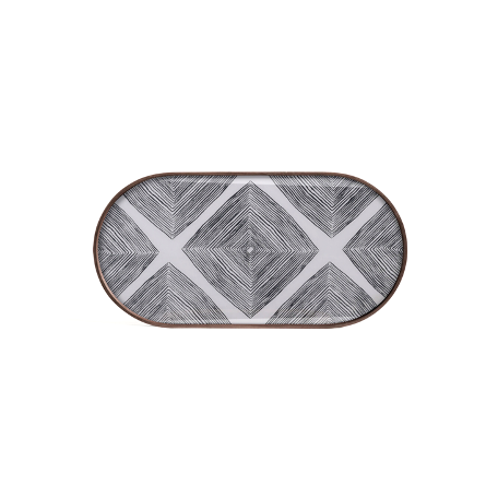Linear Glass Tray | Oblong