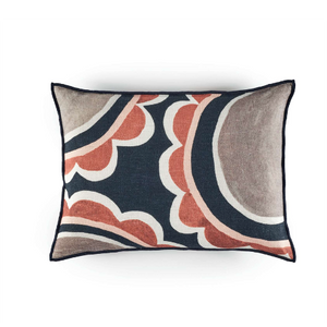 Marguerite Blue Cushion