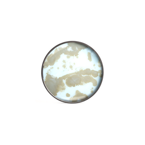 Organic Misty Gold Glass Tray | Small