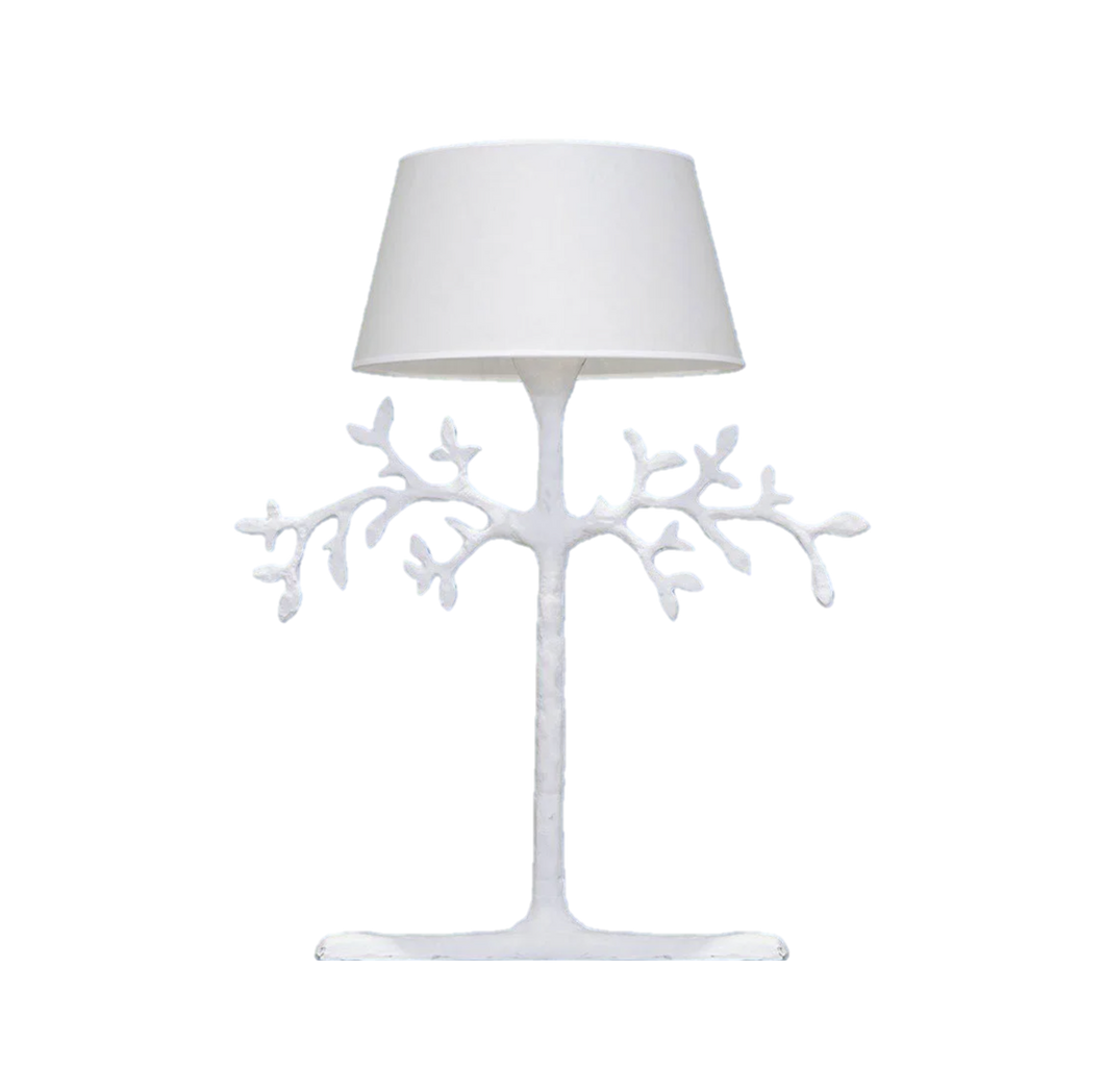 Olive Tree White Table Lamp
