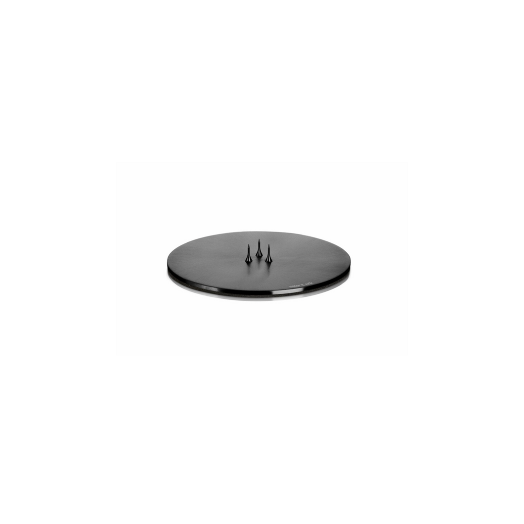 Candle Plate | Black Medium