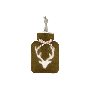 Mini Hot Water Bottle | Green Deer