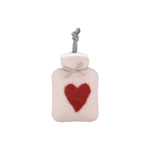 Mini Hot Water Bottle | Bright Pink Heart