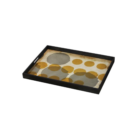 Sienna Layered Dots Tray
