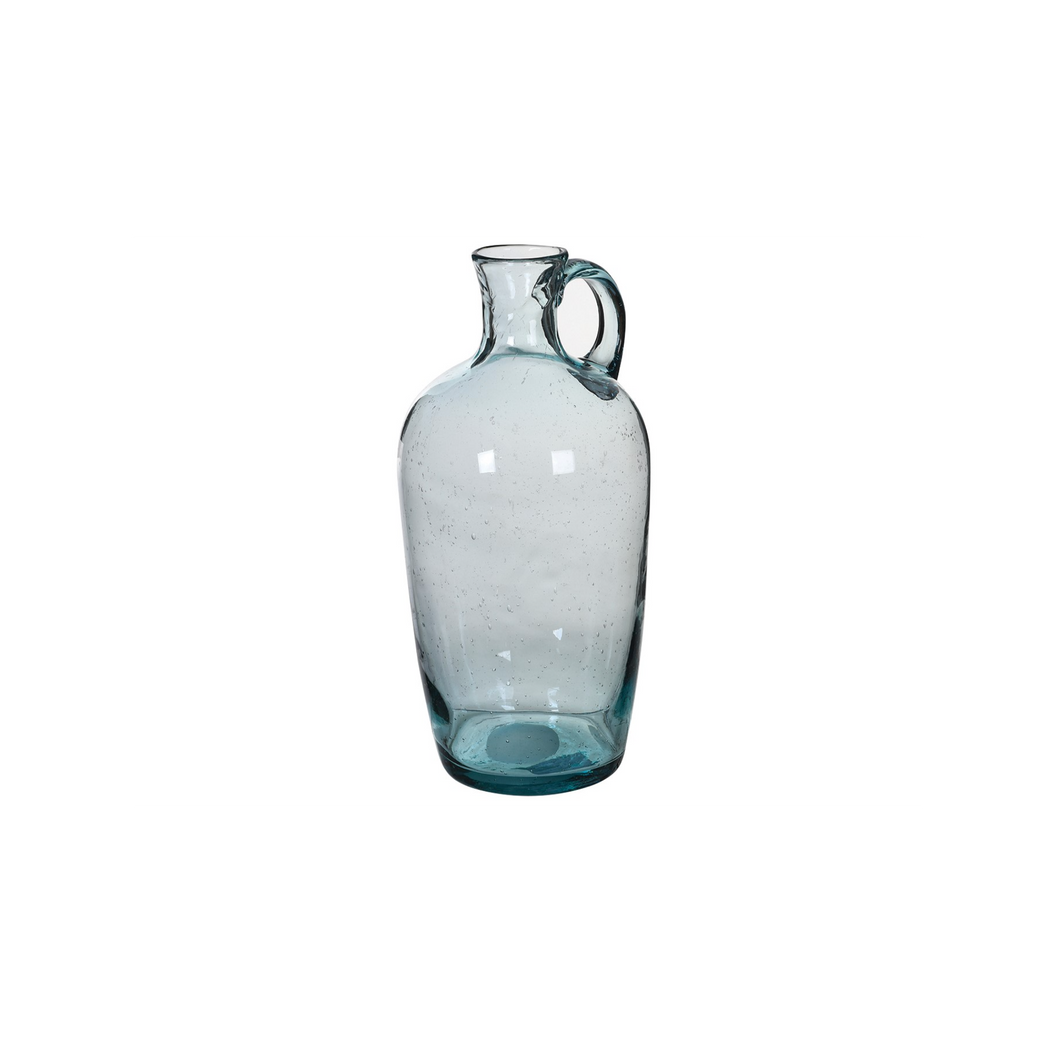 Ice Blue Tall Vase