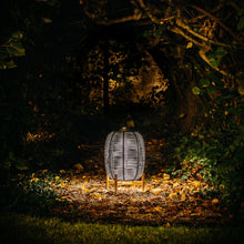 Load image into Gallery viewer, Tika Lantern Black Teak Base | Small
